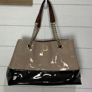 Kate Spade Black & Nude Patent Bag